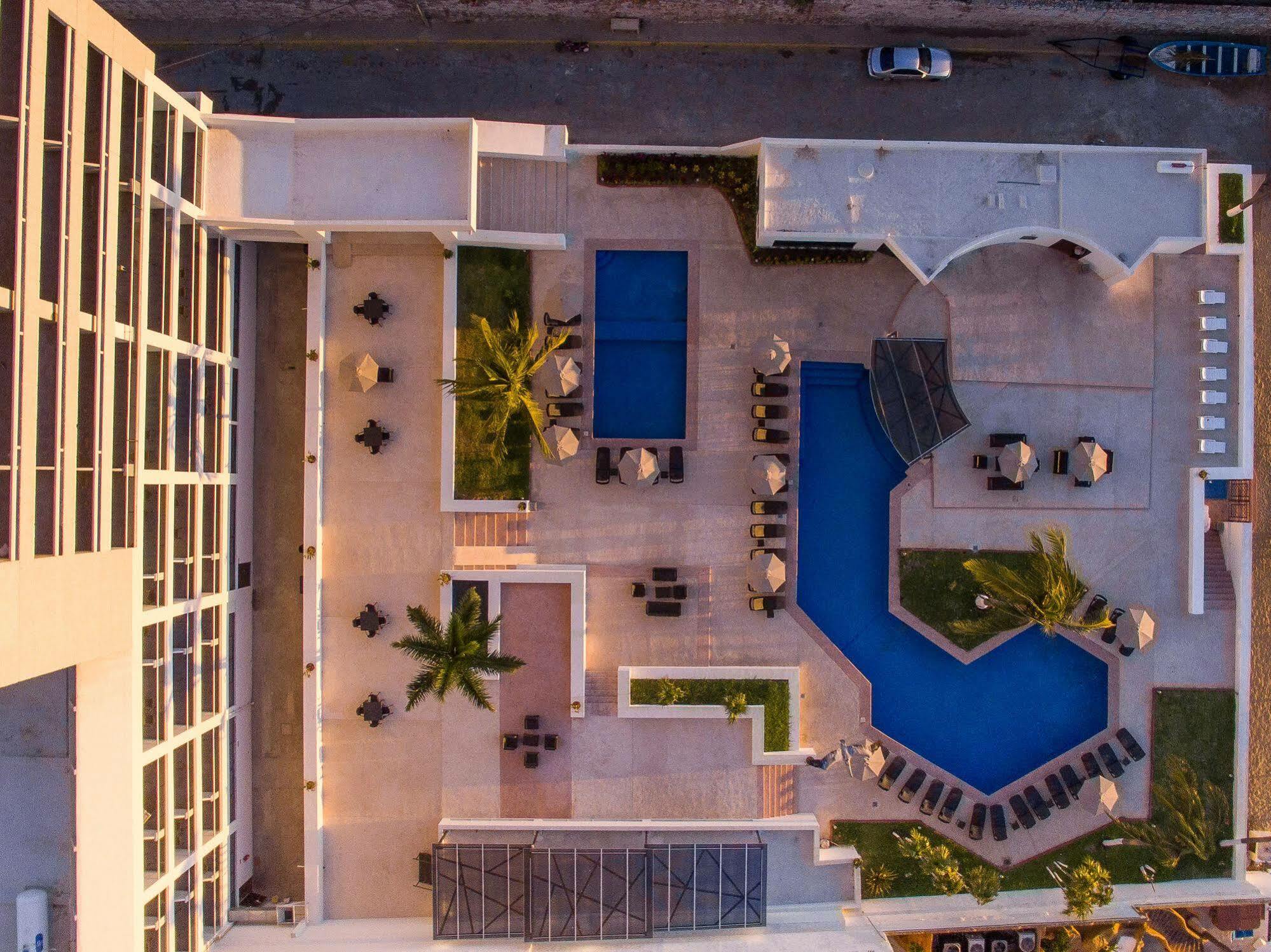 Ocean View Beach Hotel Mazatlán Exterior foto